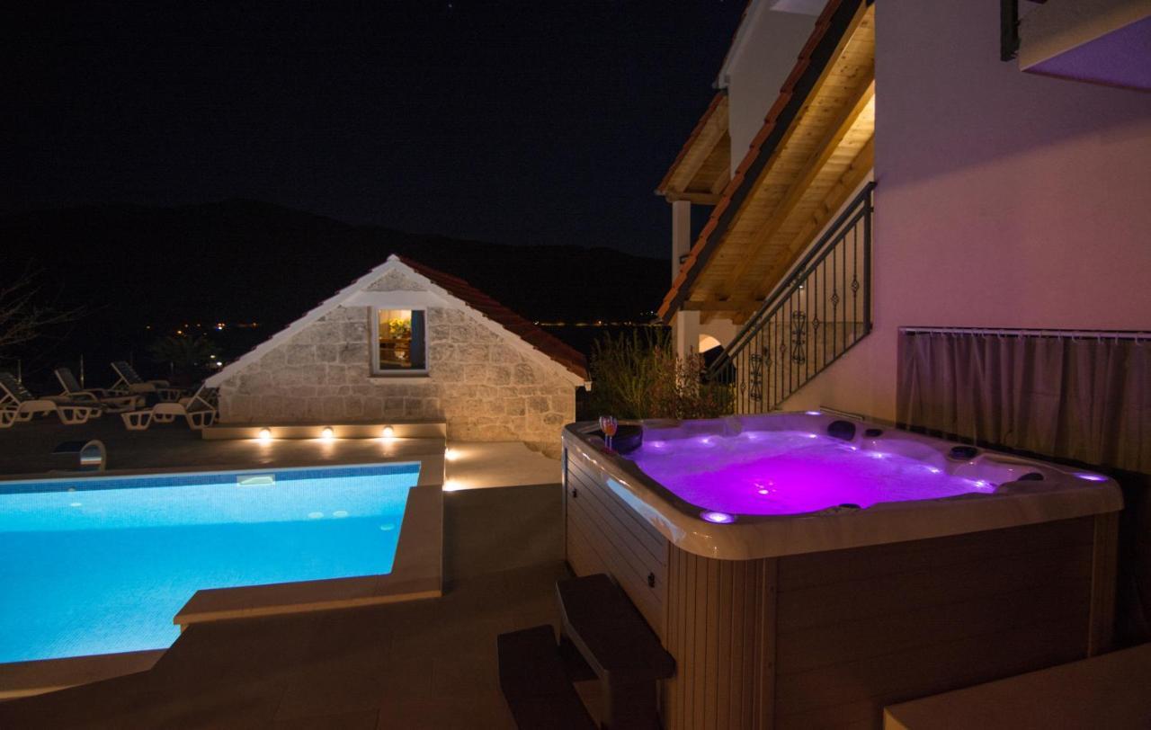 Villa Milena With Heated Pool And Jacuzzi Kostanje Exteriér fotografie